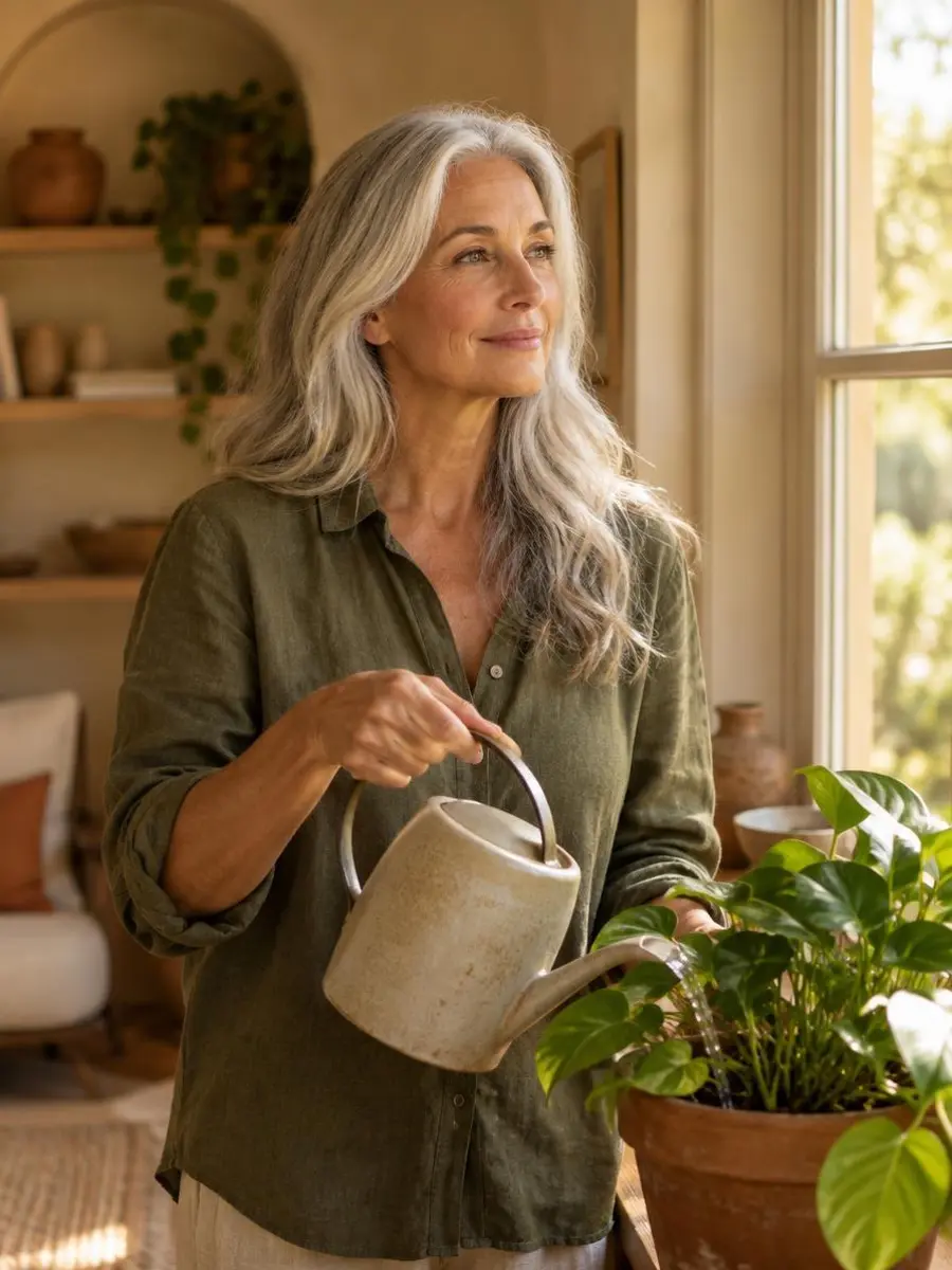 Woman sitting thoughtfully by a window at home, representing common sexual-wellness concerns worth discussing with a provider